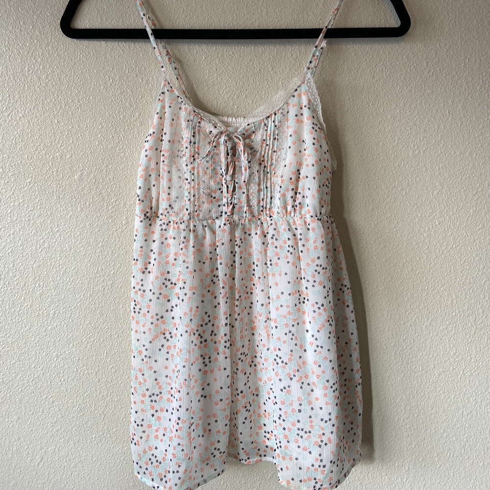 Floral Print Tank Top